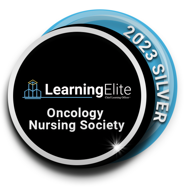 Learning Elite 2023 light blue, black, and white circular logo