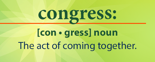 Definition of Congress with green background