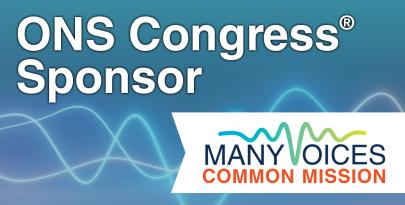 ONS Congress sponsor